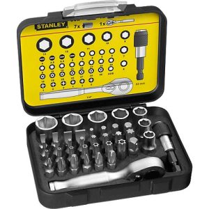 STANLEY ‚1/4‘ Bit-Satz, 25mm, 39-tlg.