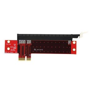 StarTech.com PCI Express x1 auf x16 Extender Adapter – PCIe Riser Verlängerung Karte – PCIe x1-zu-PCIe x16-Steckplatzadapter