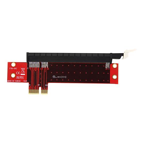 StarTech.com PCI Express x1 auf x16 Extender Adapter - PCIe Riser Verlängerung Karte - PCIe x1-zu-PCIe x16-Steckplatzadapter