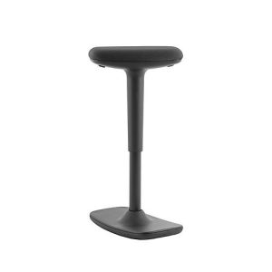 Steh-/ Sitzhocker Nowy Styl Timmi, Polyurethanschaum-Polster, Anti-Rutsch, Höhenverstellung, H 515-745 mm, schwarz/anthrazit
