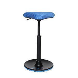 Stehhilfe Topstar Sitness H1, höhenverstellbar, um 360 ° drehbar, dynamisches Sitzen & Stehen, blau/blau