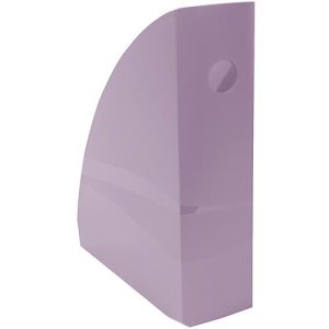 Stehsammler Exacompta MAG-CUBE Aquarel, für Dokumente im Format A4+, mit Griffloch, Kunststoff, malve, 6 Stück