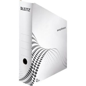 Stehsammler Leitz easyboxx 6140 80 mm, A4, für ca. 700 Blatt, Hochkant, Griffloch, 25 Stück