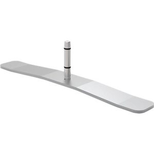 Stellfüße für Akustik-Stellwände von Schäfer Shop Select, aus Metall, alusilber, 2 Stück