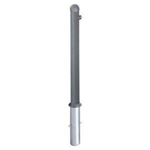 Stilpoller Citytrend, Halbkugel, heraushebbar, Feuerwehr-Dreikantschloss, inkl. Bodenhülse