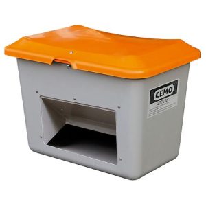 Streugutbehälter Standard, mit Entnahmeöffnung, 200 l, L 890 x B 600 x H 640 mm Streugutbehälter Standard, mit Entnahmeöffnung, 200 l, L 890 x B 600 x H 640 mm