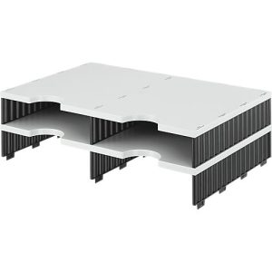 styro® Sortierstation styrodoc Standard, DIN C4, Anbaueinheit, grau/schwarz