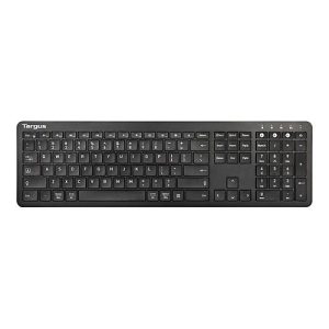 Targus Full-Size Multi-Device – Tastatur – antimicrobial – kabellos – Bluetooth 5.1 – Deutsch