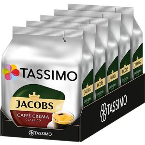 Tassimo Kaffeedisc Jacobs Caffe Crema Classico, 16 Stück