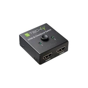 TECHly – Video/Audio-Schalter – 2 Anschlüsse