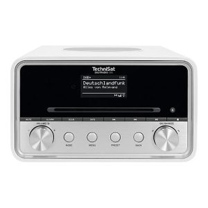 TechniSat DigitRadio 586 – DAB+-Radio – weiß, Silber