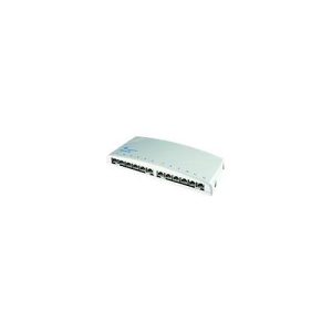 Telegärtner Mini Distributor MPD12-HS – Patch Panel – CAT 6a – RJ-45 X 12 – Hellgrau, RAL 7035