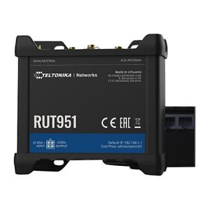 Teltonika RUT951 – Wireless Router – WWAN 3-Port-Switch – Wi-Fi – 2,4 GHz – 3G, 4G