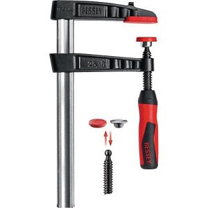 Tempergussschraubzwinge TG-2K Spann-W.160mm A.80mm 2K-Griff 25x6mm