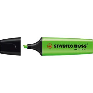 Textmarker STABILO® BOSS Original, Keilspitze, lichtbeständig, schnell trocknend, grün, 1 Stück
