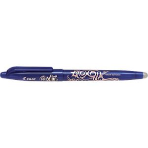 Tintenroller FRIXION BALL, Gummispitze, Minendurchmesser 1 mm, Strichstärke 0,6 mm, 12 St., blau