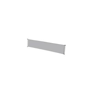 Tisch-Trennwand Aluna, 1200 x 400 mm, grau