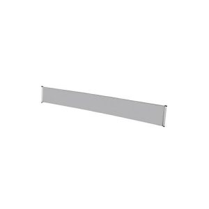 Tisch-Trennwand Aluna, 1800 x 400 mm, grau