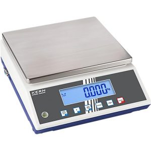 Tischwaage FCB, Zweitanzeige auf Rückseite, PRE-TARE-Funktion, RS-232, Wägebereich max. 12 kg