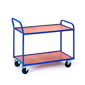 Tischwagen mit 2 Etagen, 790 x 490 mm