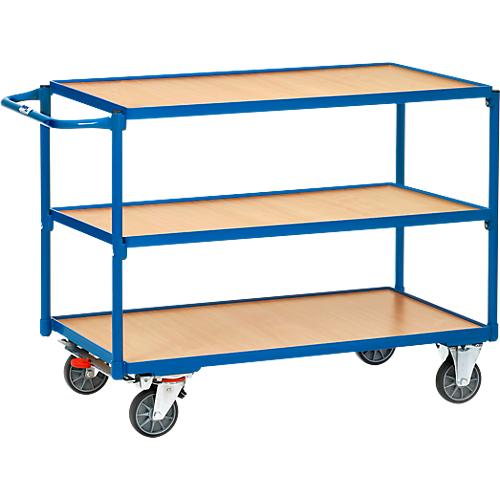 Tischwagen mit 3 Etagen, 850 x 500 mm