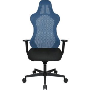 Topstar Bürostuhl Sitness RS Sport Uni, mit Armlehnen, 3D-Synchronmechanik, Muldensitz, Kopfstütze, petrol/schwarz