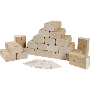 Tork® Falthandtücher Tork Xpress® Soft Natural Multifold 130299, 2-lagig, Zickzack-Falzung, H2-kompatibel, 21 Packungen á 180 Blatt, 100 % Recyclingpapier, naturfarben