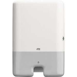 Tork® Handtuchspender ImageLine 552000, Einzeltuchentnahme, Überfüllungsschutz, groß, Kunststoff, weiß
