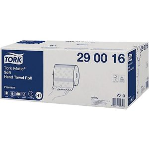 Tork® Rollenhandtuch Premium 290016, 2-lagig, Rollenhandtuch System H1, L 100 m x B 210 mm, 6 Rollen á 100 m, Papier, weiß Tork® Rollenhandtuch Premium 290016, 2-lagig, Rollenhandtuch System H1, L 100 m x B 210 mm, 6 Rollen á 100 m, Papier, weiß