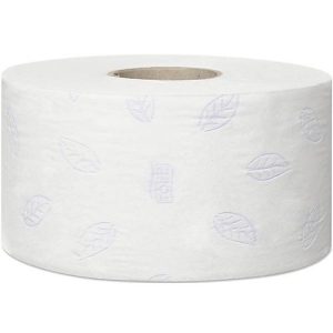 Tork® Toilettenpapier Mini Jumbo Premium 110255, 3-lagig, extra weich, mit Prägung, 12 Rollen á 600 Blatt, weiß Tork® Toilettenpapier Mini Jumbo Premium 110255, 3-lagig, extra weich, mit Prägung, 12 Rollen á 600 Blatt, weiß