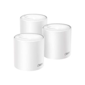 TP-Link Deco X50 – WLAN-System – (3 Router) – bis zu 604 m² – Netz 1GbE – Wi-Fi 6