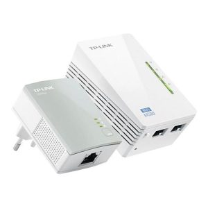 TP-Link TL-WPA4220KIT AV500 2-Port Wifi Powerline Adapter Starter Kit – Powerline Adapterkit – 802.11b/g/n – an Wandsteckdose anschließbar