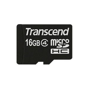 Transcend – Flash-Speicherkarte – 16 GB – Class 4 – microSDHC