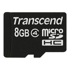 Transcend – Flash-Speicherkarte – 8 GB – Class 4 – microSDHC