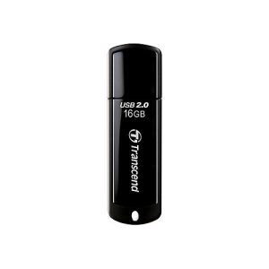 Transcend JetFlash 350 – USB-Flash-Laufwerk – 16 GB – USB 2.0 – Schwarz