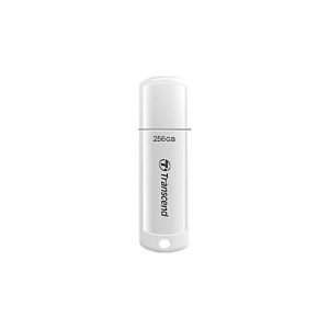 Transcend JetFlash 730 – USB-Flash-Laufwerk – 256 GB – USB 3.1 Gen 1 – weiß
