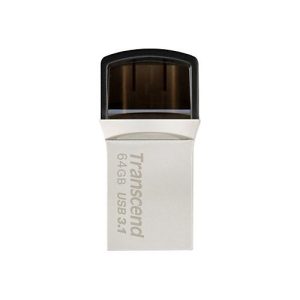 Transcend JetFlash 890 – USB-Flash-Laufwerk – 64 GB – USB 3.1
