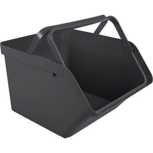 Transportbox Sunware® Sigma Home, Volumen 45 l, klappbare Handgriffe, L 493 x B 388 x H 298 mm, Recycling-Polypropylen, anthrazit