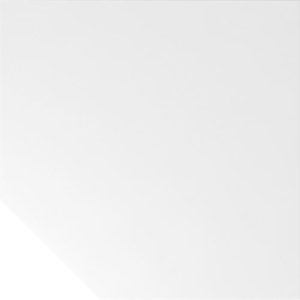 Trapezplatte Breno, Verbindungsplatte für Schreibtische Breno, mit Stützfuß, L 1200 x B 1200 mm, Spanplatte, Weiß/Silber