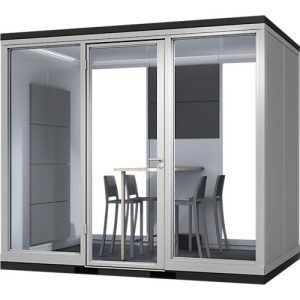 TRENDLINE CoWoCube 3 ‚Der Teamplayer‘, B 3205 mm x L 2199 mm x H 2830 mm, Schallschutzpaket, 1x Steckdose
