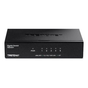 TRENDnet TEG S51 – Switch – 5 x 10/100/1000 – Desktop – TAA-konform
