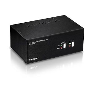 TRENDnet TK-240DP – KVM-/Audio-/USB-Switch – 2 x KVM/Audio/USB – 1 lokaler Benutzer – Desktop – TAA-konform
