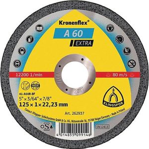 Trennscheibe A 60 Extra D115x1mm ger.INOX Bohr.22,23mm KLINGSPOR