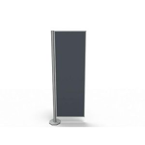 Trennwand, Silent Line Plus, 550 x 1700 mm, dunkelgrau