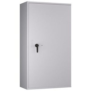 Tresor Lyra 18, Klasse I nach EN 1143-1, 341 l, Türanschlag rechts, Doppelbartschloss, 4 Fachböden, B 850 x T 420 x H 1550 mm, lichtgrau RAL 7035