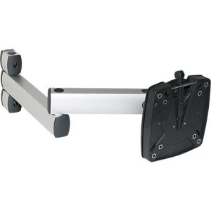 Treston QuatreX LCD-Flachbildschirm-Schwenkarm MA, ESD-leitfähig, bis 10 kg, B 425 x T 100 x H 130 mm, lichtgrau RAL 7035