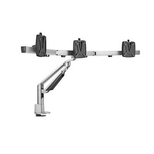 Triple-Monitorarm NOVUS Clu Plus X3 C, 1,5-4,5 kg je Arm, dreh-/schwenk-/höhenverstellbar, VESA, weiß