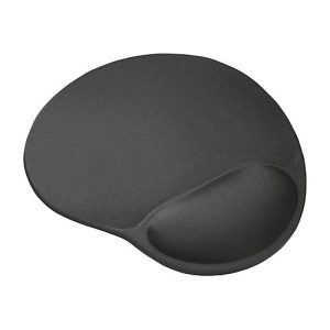 Trust Bigfoot Gel Mouse Pad – Mauspad mit Handgelenkpolsterkissen – Schwarz