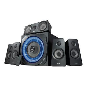 Trust GXT 658 TYTAN – Lautsprechersystem – 5.1-Kanal – 90 Watt (Gesamt) – Schwarz