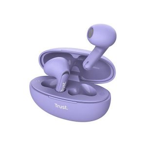 Trust Yavi – True Wireless-Kopfhörer mit Mikrofon – im Ohr – Bluetooth – lila